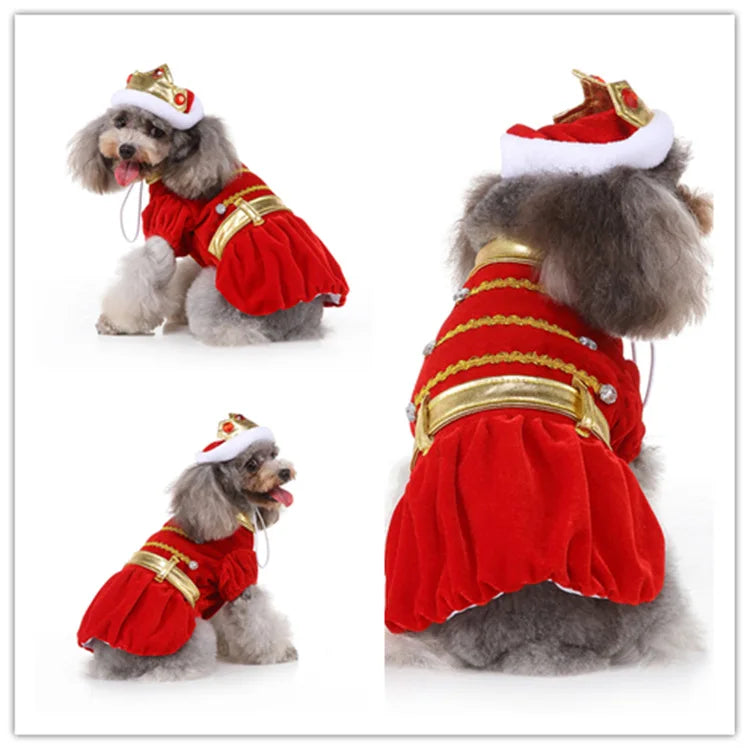 Christmas Dress Up Pet Clothes Wizard Funny Small Medium Dogs Universal Pet Clothes Suitable for Autumn and Winter Dog Clothes