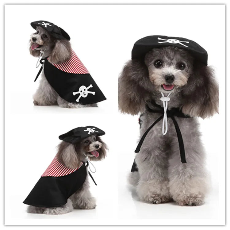 Christmas Dress Up Pet Clothes Wizard Funny Small Medium Dogs Universal Pet Clothes Suitable for Autumn and Winter Dog Clothes