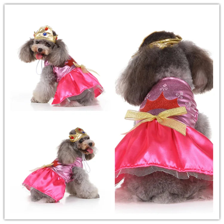 Christmas Dress Up Pet Clothes Wizard Funny Small Medium Dogs Universal Pet Clothes Suitable for Autumn and Winter Dog Clothes