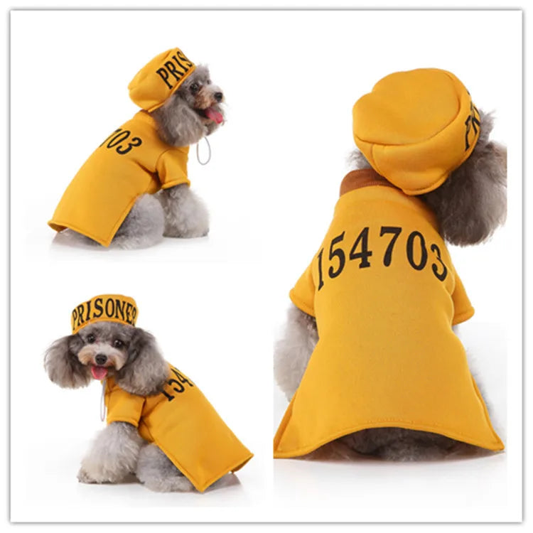 Christmas Dress Up Pet Clothes Wizard Funny Small Medium Dogs Universal Pet Clothes Suitable for Autumn and Winter Dog Clothes